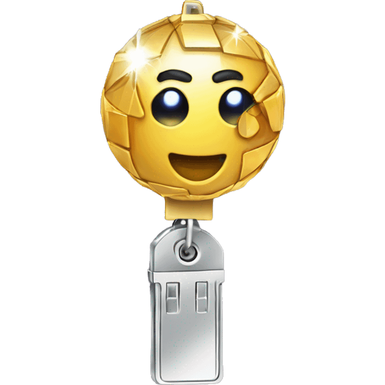 pendrive with disco ball emoji