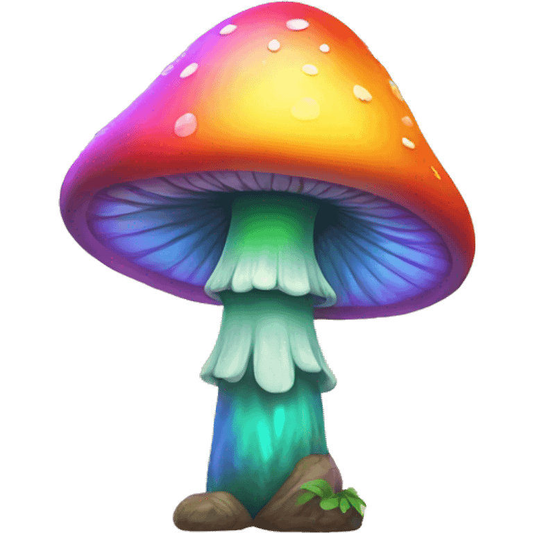 rainbow mushroom warrior emoji