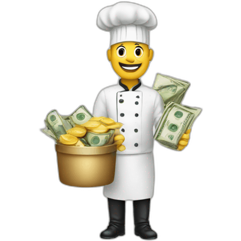 chef with money in his hands emoji