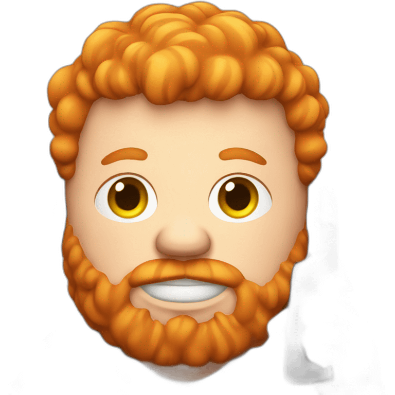 fat ginger on phone emoji