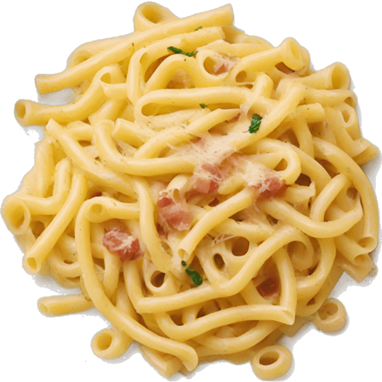 plate of pasta carbonara  emoji