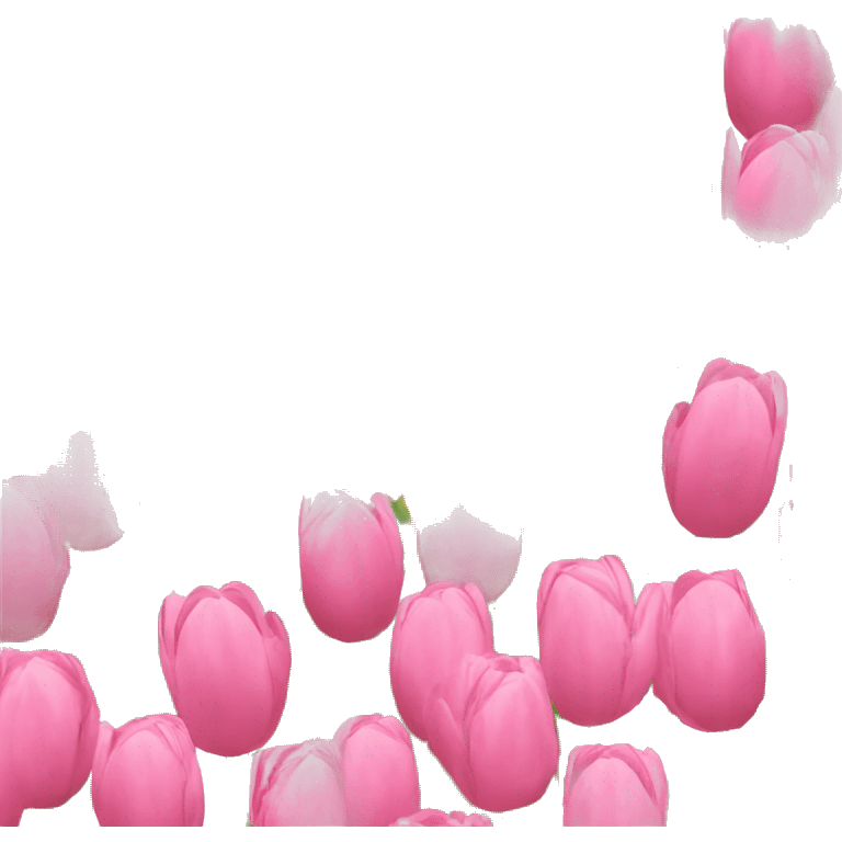 pink tulips  emoji