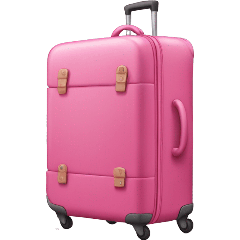 pink luggage emoji