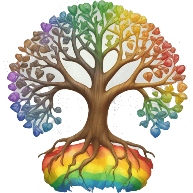 Rainbow tree of life  emoji