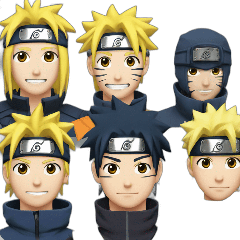 Équipe 7 naruto emoji