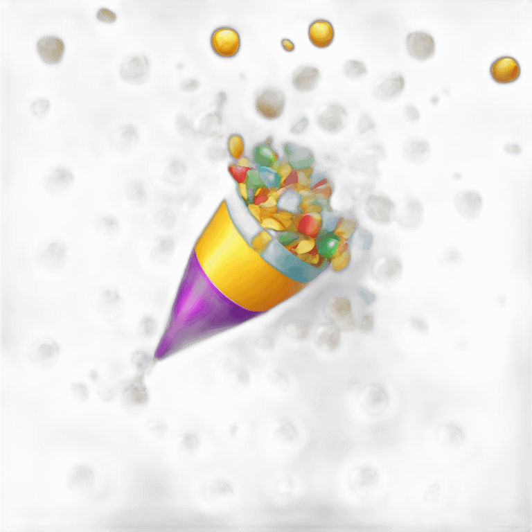 party popper emoji