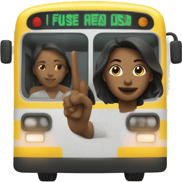 Fuse bus with woman emoji