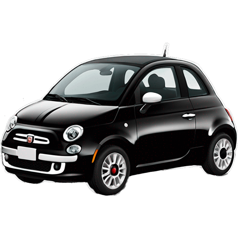 black 2010’s fiat 500 emoji