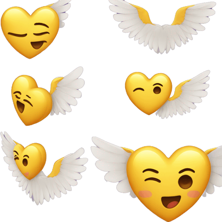 Heart with wings  emoji