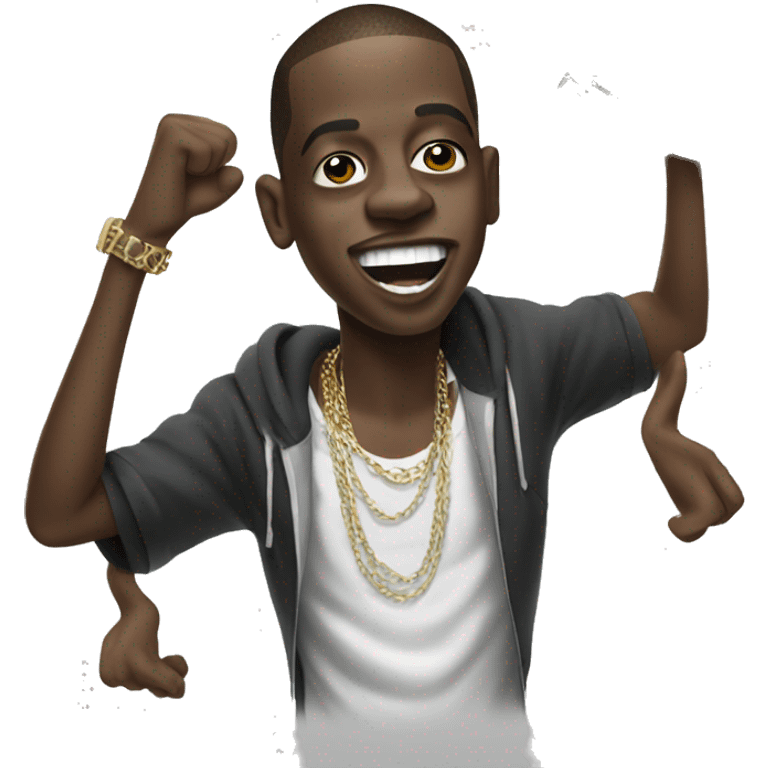 Bobby shmurda doing the money dance emoji