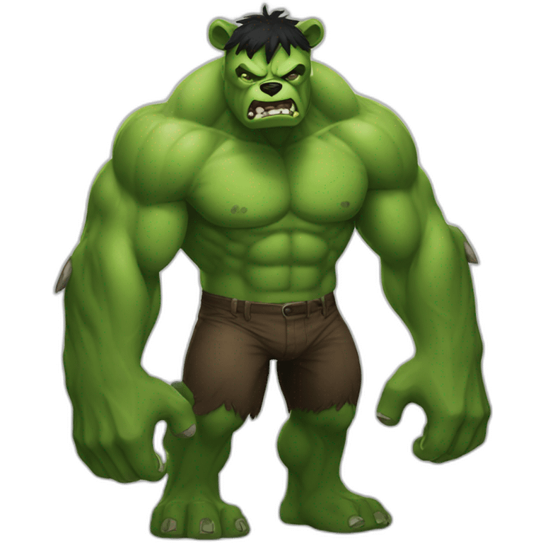 hulk werebear emoji