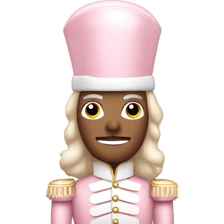 Light pink nutcracker emoji