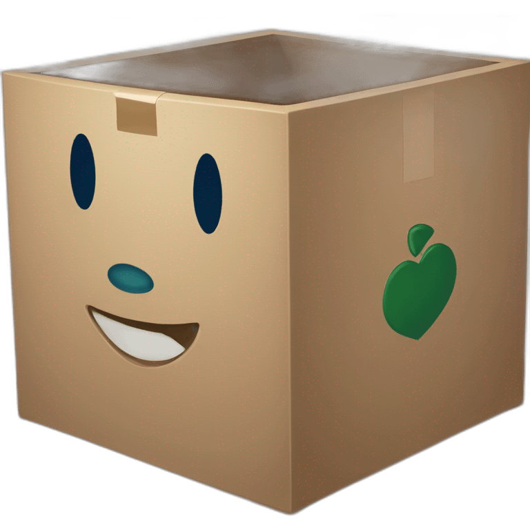 Charity box emoji