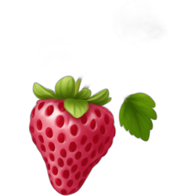 Fraise framboise myrtille  emoji