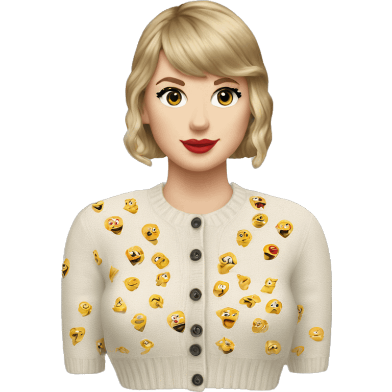 Taylor swift folklore cardigan emoji