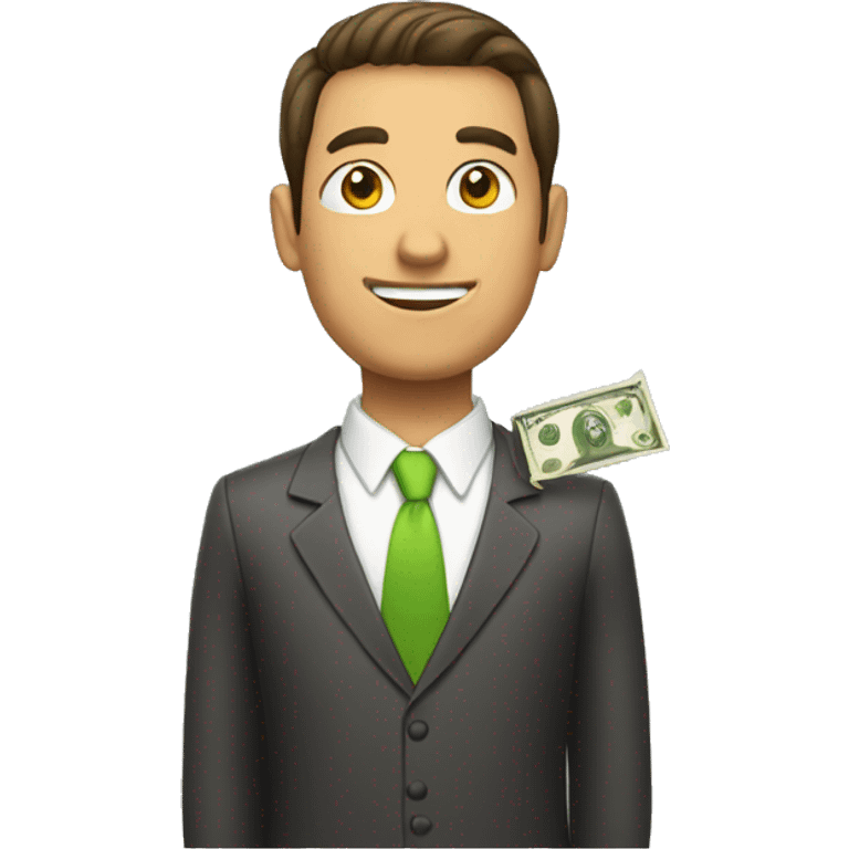 GUY WITH MONEY emoji