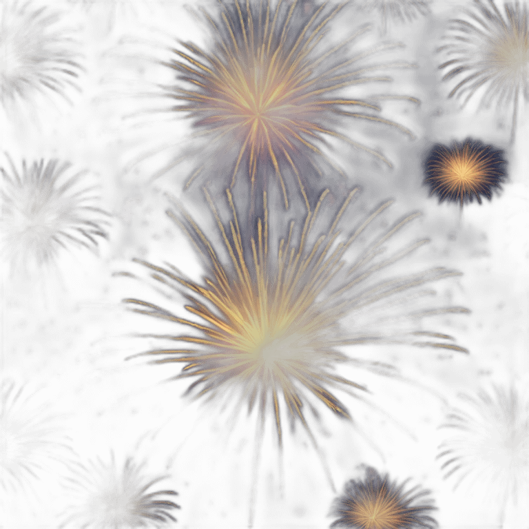 feux d'artifice emoji