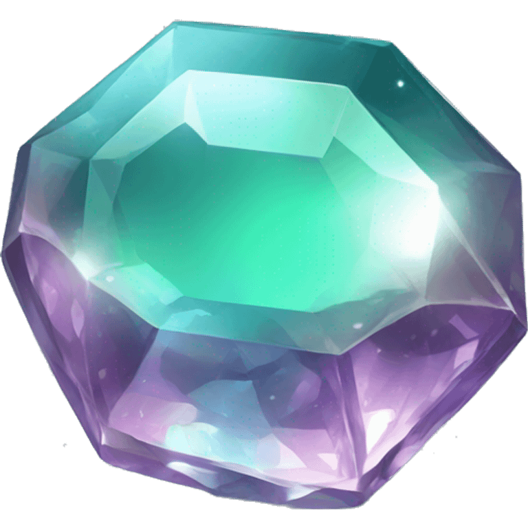 Shiny sparkly glass crystal gem emoji