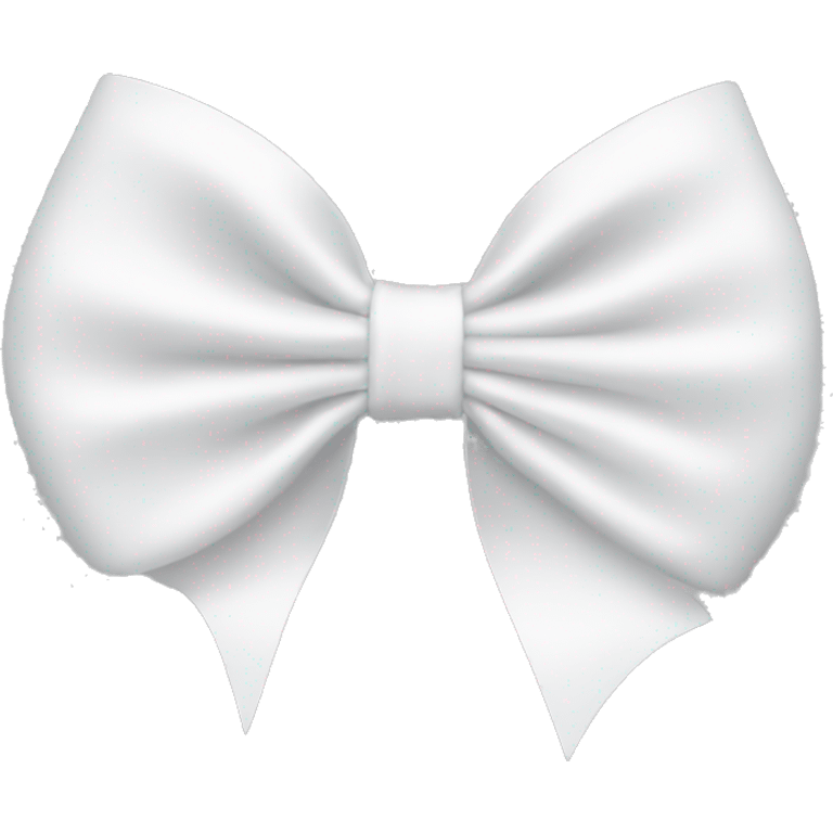 white hair bow emoji