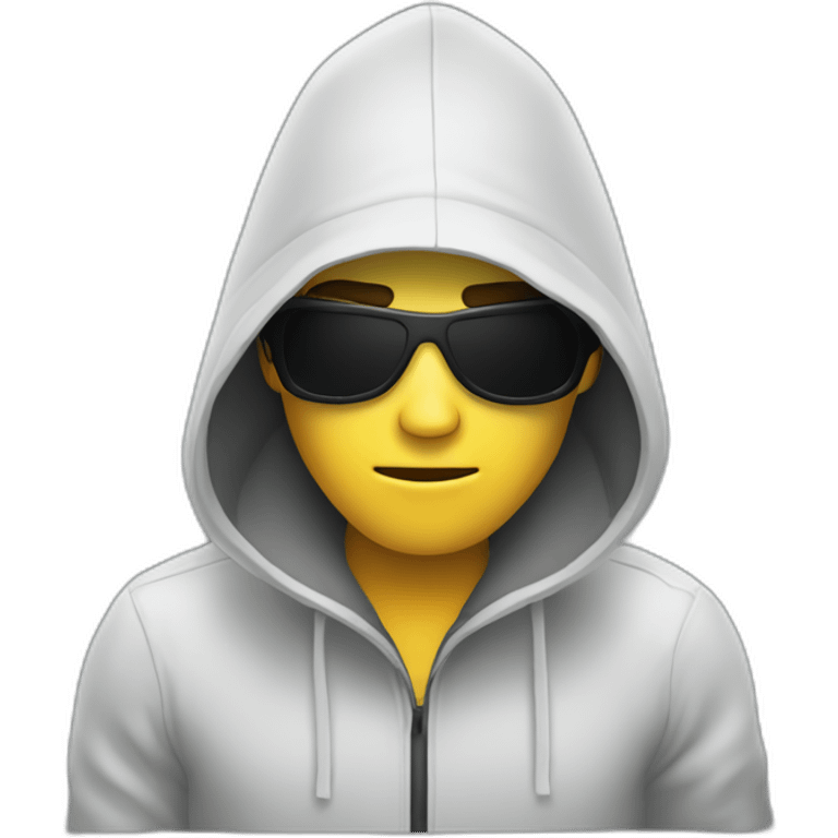 hacker using a pc to hack someone emoji