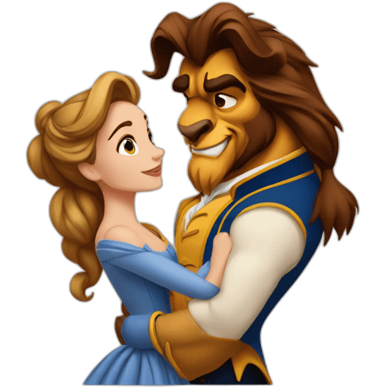 the beauty and the beast emoji