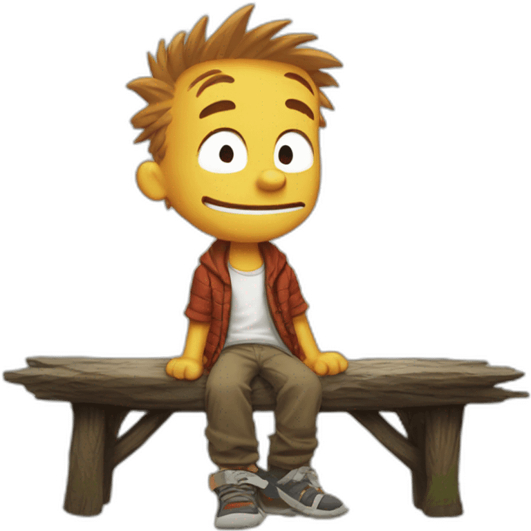 calvin and hobbes emoji