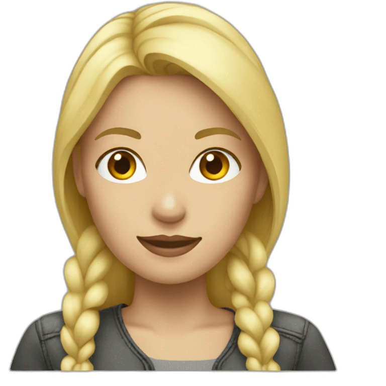 female photographer with blonde hair emoji