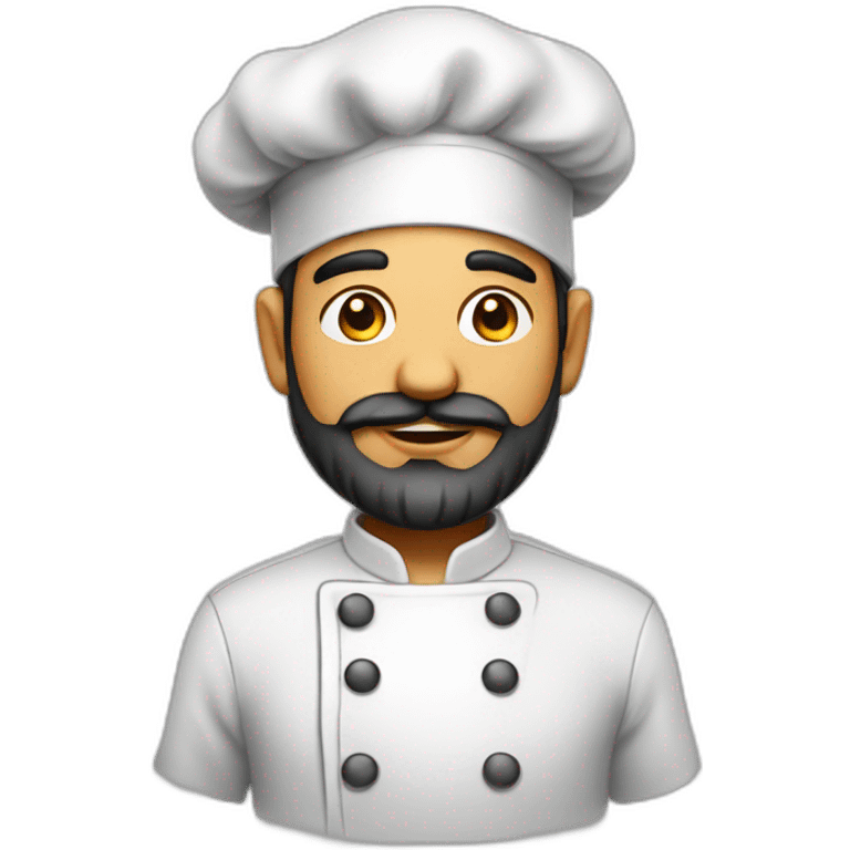 Chef indien barbu emoji