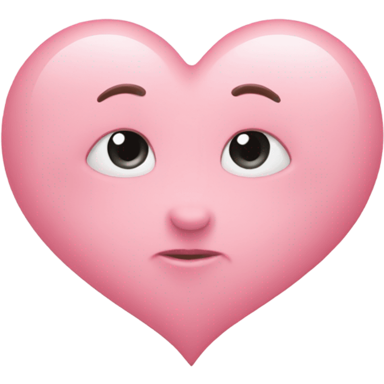 Baby pink heart emoji