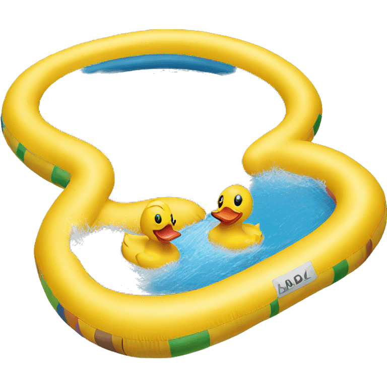 inflatable duck pool emoji