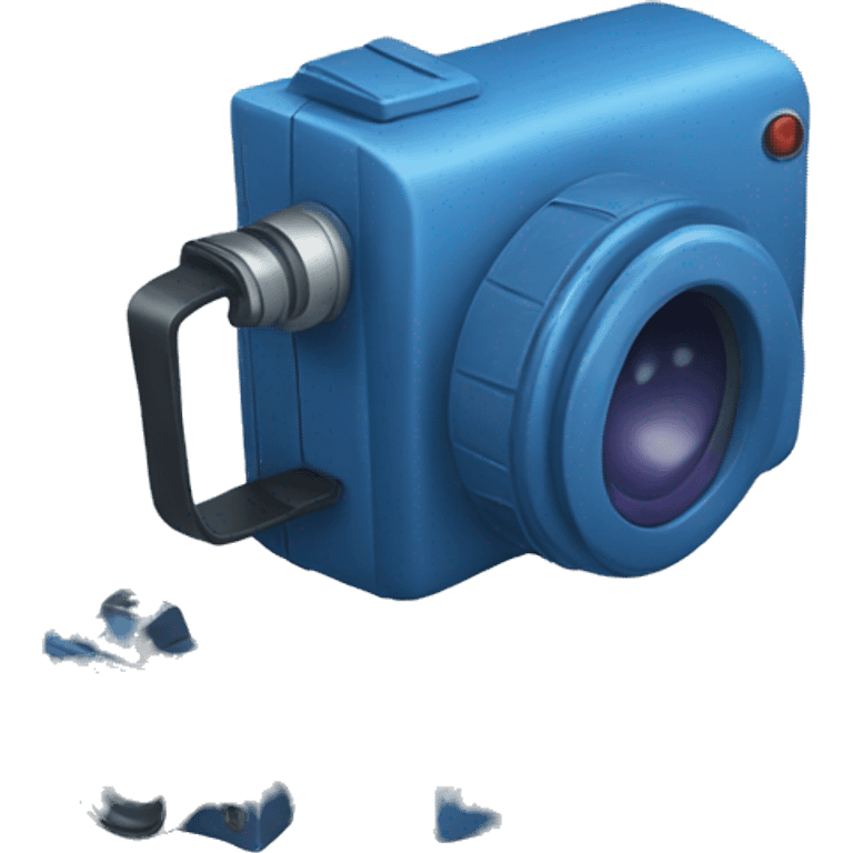 blue camera emoji