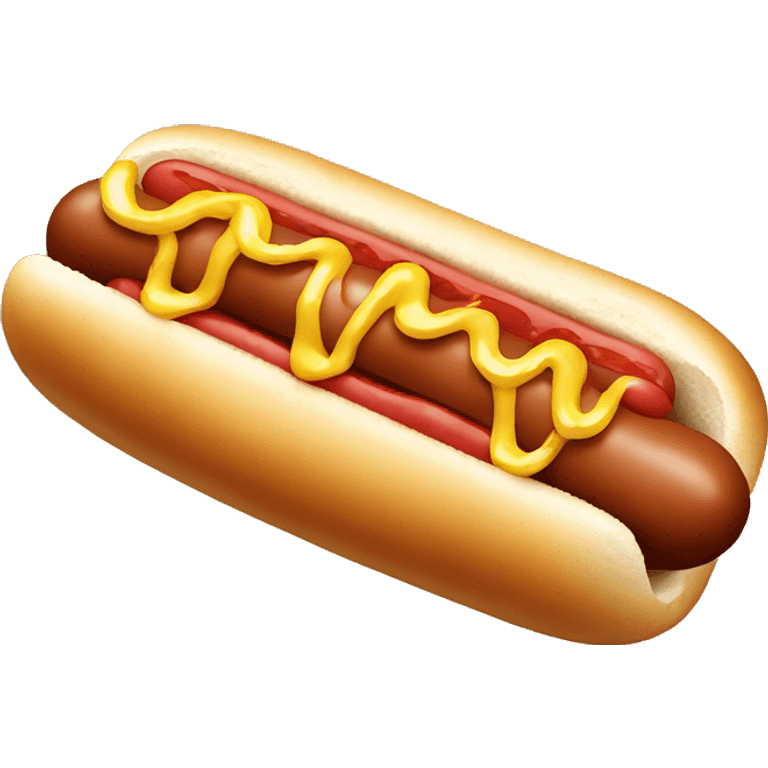 Hot dog eating another hotdog  emoji