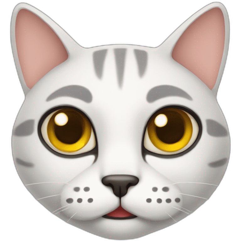 Sarcastic cat emoji