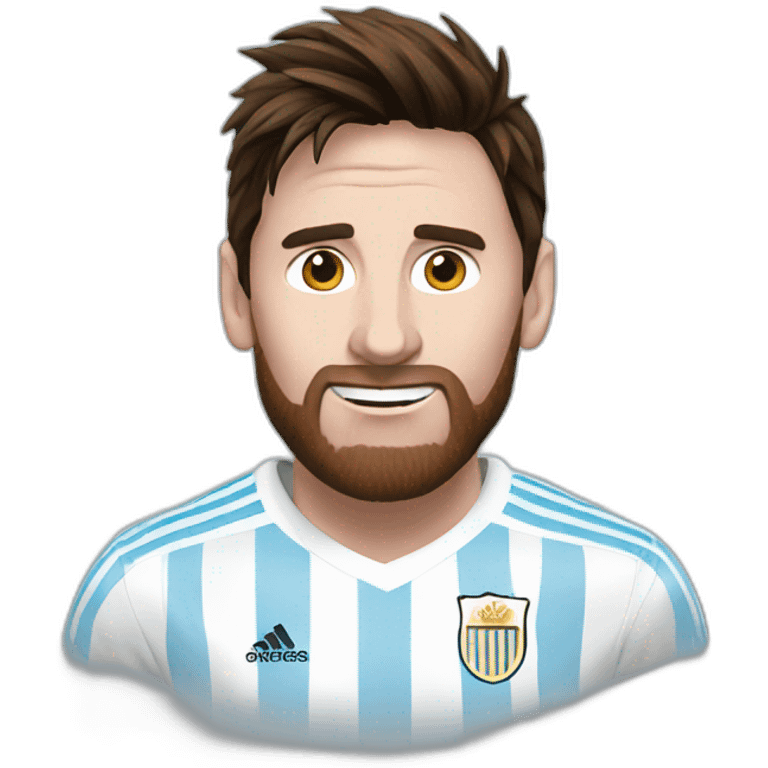 messi argentina emoji