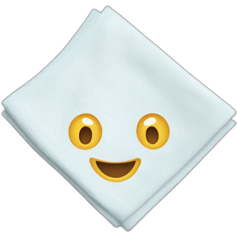 Serviette hygiénique emoji