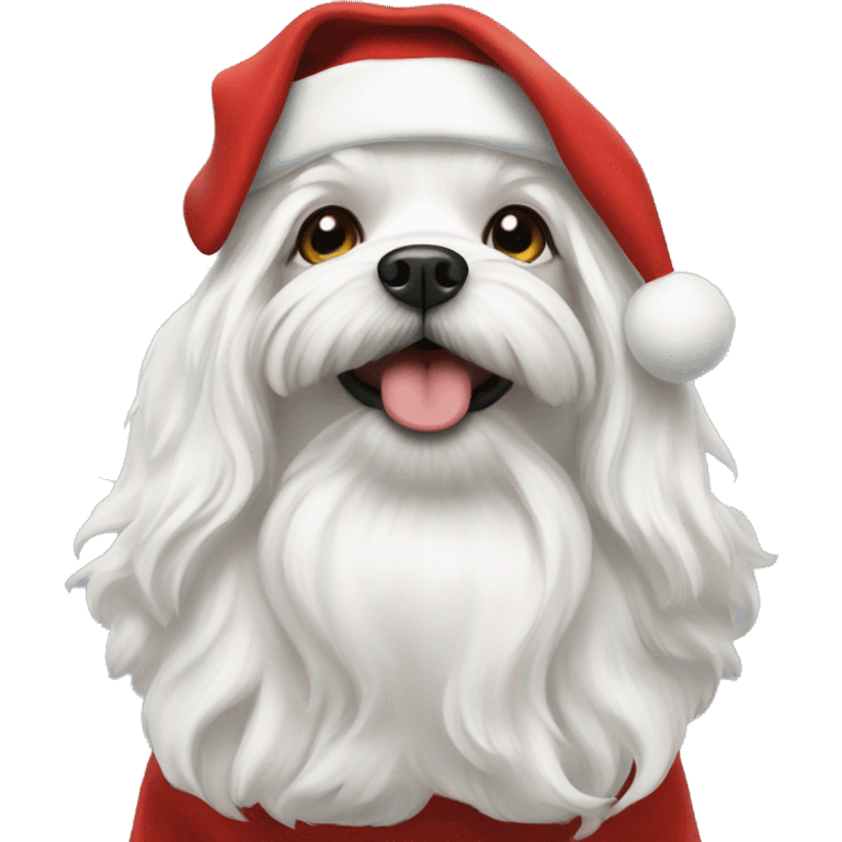 Maltese Santa emoji