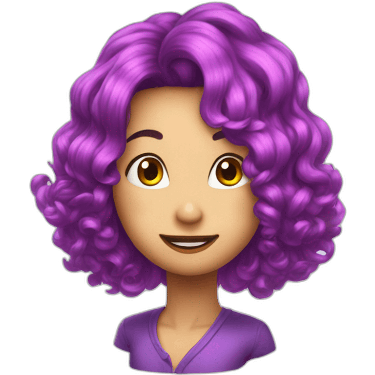 Cheveux magia emoji