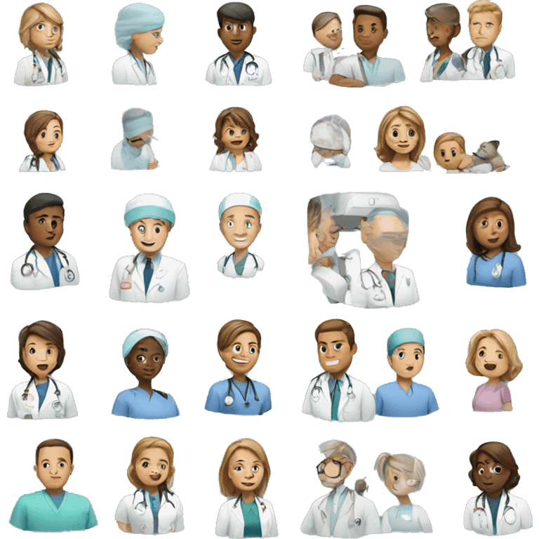 hospital people emoji