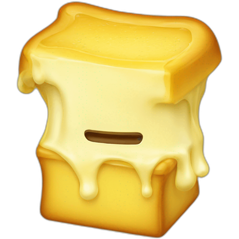 Melting butter emoji