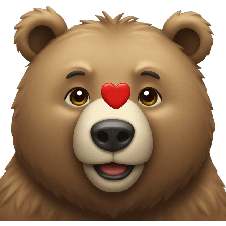 bear with heart emoji