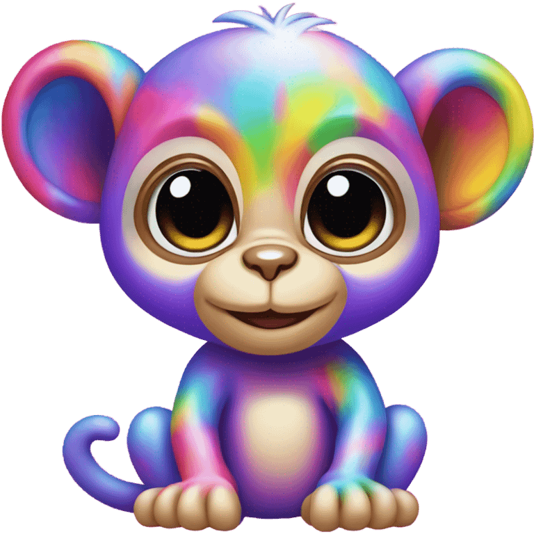 Lisa frank baby monkey emoji