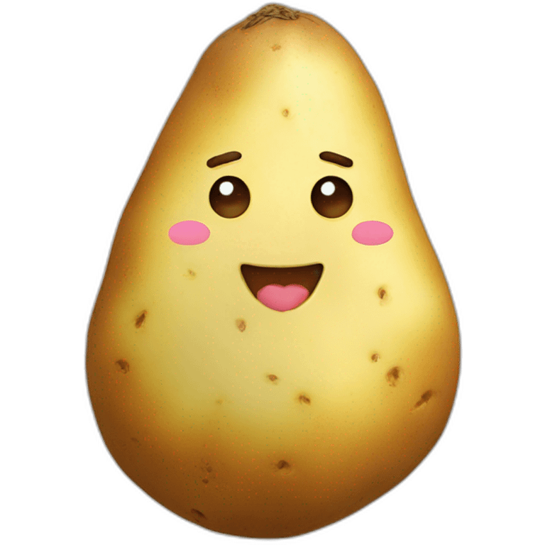 potato with a heart emoji