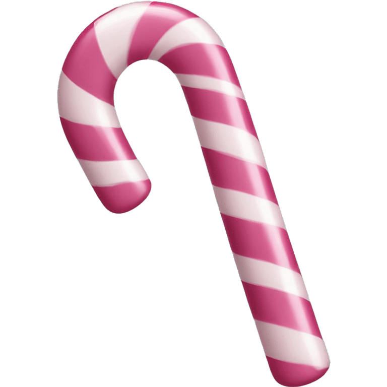 Pink candy cane emoji