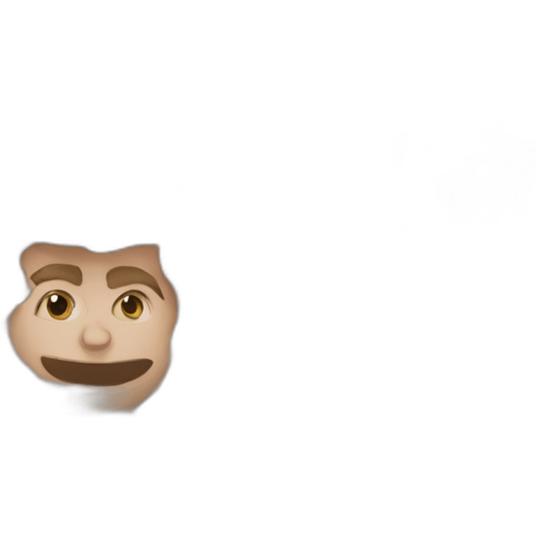 безэмоциональный мальчик с длинными волосами emoji