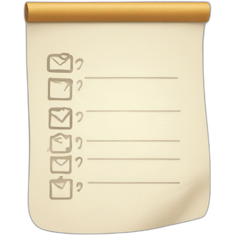 checklist emoji