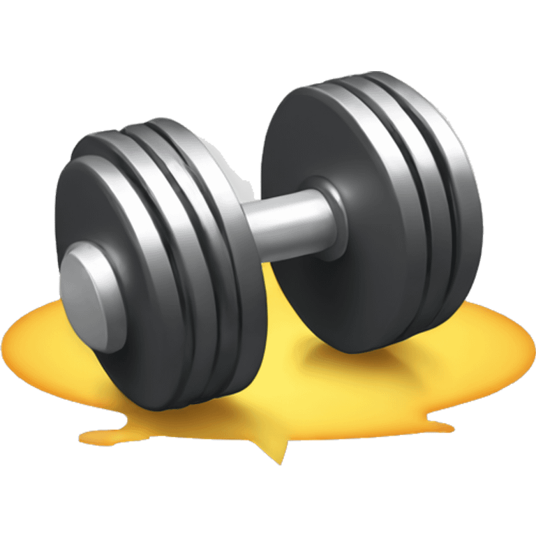 Dumbbell broken emoji