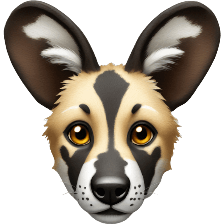 african wild dog emoji