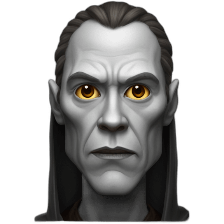 hyperrealist sith jedi in world of warcraft without beard emoji