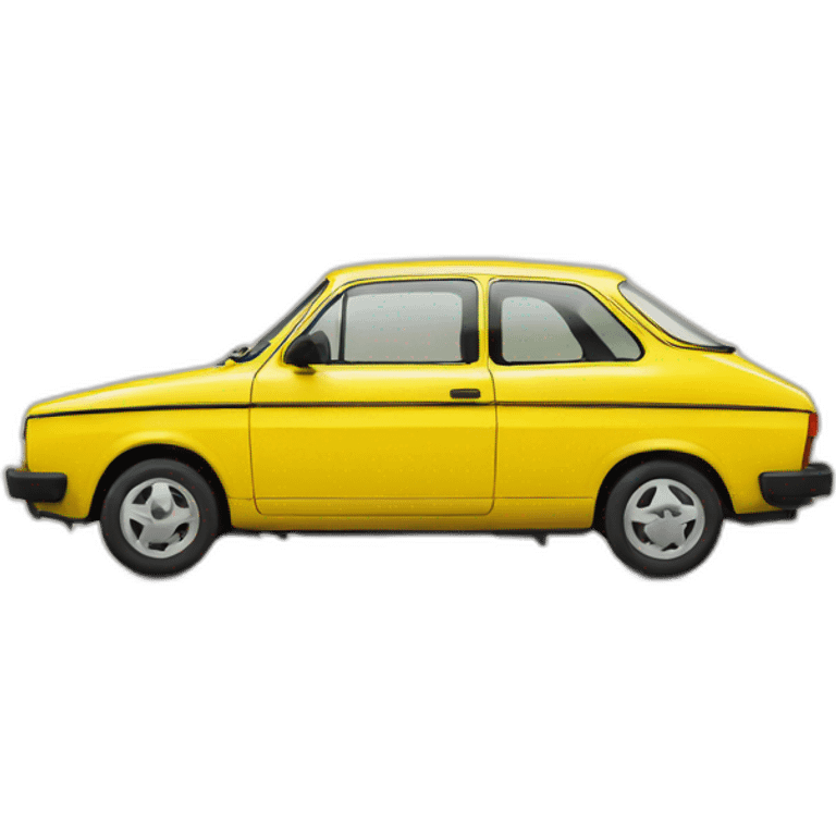 Front Yellow Skoda 120 emoji