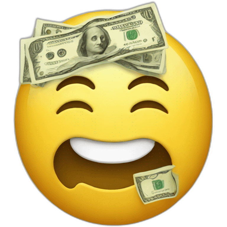 Emojis with money emoji